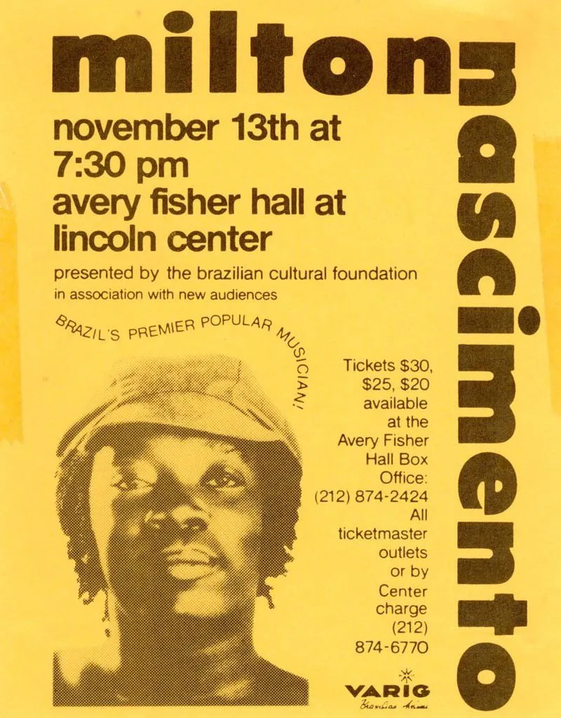 Milton Nascimento poster